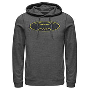 Men's Batman Logo Modern Wing  Adult Pull Over Hoodie