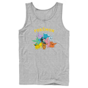 Men's Pokemon Eeveelutions  Adult Tank Top