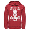 Men's Marvel Spider-Man Not Just a Regular Dad I'm an Amazing Dad  Adult Pull Over Hoodie