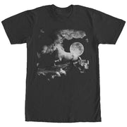 Men's Lost Gods Full Moon Horse  Adult T-Shirt