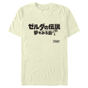 Men's Nintendo Legend of Zelda Link's Awakening Japanese Character Logo  Adult T-Shirt