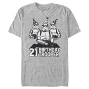 Men's Star Wars Stormtrooper Party Hats Trio 21st Birthday Trooper  Adult T-Shirt