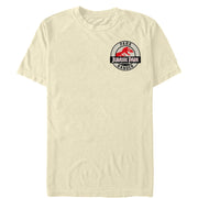 Men's Jurassic Park Ranger Logo Badge  Adult T-Shirt