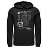 Men's Star Trek: The Next Generation Enterprise Galaxy Class NCC-1701-D Schematics  Adult Pull Over Hoodie