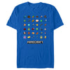 Men's Minecraft Item Collection  Adult T-Shirt