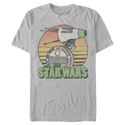 Men's Star Wars: The Rise of Skywalker Retro D-0 Sunset  Adult T-Shirt