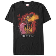 Men's Marvel Iron Fist Dragon  Adult T-Shirt