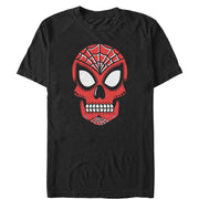 Men's Marvel Halloween Spider-Man Sugar Skull  Adult T-Shirt