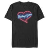 Men's Britney Spears Jean Neon Heart  Adult T-Shirt