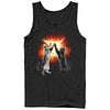 Men's Lost Gods Cat High Five Explosion  Adult Tank Top