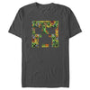 Men's Minecraft Creeper Face Collage  Adult T-Shirt