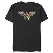 Men's Justice League Tropical Logo  Adult T-Shirt