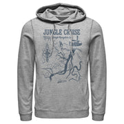 Men's Jungle Cruise Map of the Jungle  Adult Pull Over Hoodie