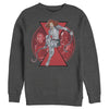 Men's Marvel Black Widow Family Circle  Adult Sweatshirt