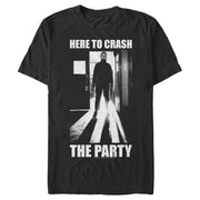 Men's Halloween II Michael Myers Crash the Party  Adult T-Shirt