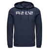 Men's Star Wars: The Rise of Skywalker R2-D2 Text  Adult Pull Over Hoodie