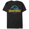 Men's Jurassic World Color Outline Logo  Adult T-Shirt