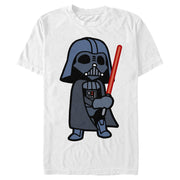 Men's Star Wars Darth Vader Cartoon  Adult T-Shirt