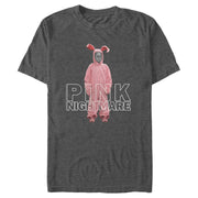 Men's A Christmas Story Ralphie Parker Pink Nightmare  Adult T-Shirt