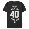 Men's Star Wars Force Is Strong With This 40 Year Old Rebel Logo  Adult T-Shirt