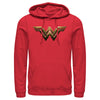 Men's Zack Snyder Justice League Wonder Woman Logo  Adult Pull Over Hoodie