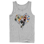 Men's Kingdom Hearts 3 Ready to Fight  Adult Tank Top