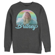 Men's Britney Spears Rainbow Star  Adult Sweatshirt