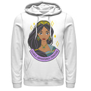 Men's Aladdin Jasmine Leader Portrait  Adult Pull Over Hoodie