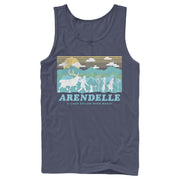 Men's Frozen 2 Magical Traveler Silhouette  Adult Tank Top