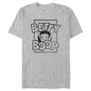 Men's Betty Boop Distressed Poster  Adult T-Shirt