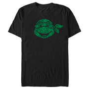 Men's Teenage Mutant Ninja Turtles St. Patrick's Day Michelangelo Shamrock Fill  Adult T-Shirt