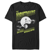 Men's The Nightmare Before Christmas Halloween Spooky Hill  Adult T-Shirt