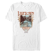 Men's The Hobbit: The Desolation of Smaug Laketown Poster  Adult T-Shirt