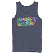 Men's Justice League Tie Dye Emblem  Adult Tank Top