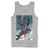 Men's Superman Robotic Fall  Adult Tank Top