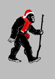 Men's Lost Gods Bigfoot Christmas  Adult T-Shirt