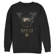 Men's Star Wars Jedi: Fallen Order Scout Trooper Helmet  Adult Sweatshirt