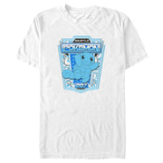 Men's Pokemon Squirtle Metallic Badge  Adult T-Shirt