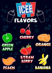 Men's ICEE Flavor Chart  Adult T-Shirt