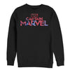 Men's Marvel Captain Marvel Logo Tie-Dye Print  Adult Sweatshirt