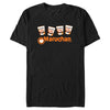 Men's Maruchan Orange and Black Instant Lunch  Adult T-Shirt