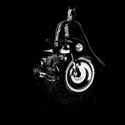 Men's The Batman Batcycle in the Shadows  Adult T-Shirt