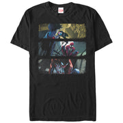 Men's Marvel Spider-Man Video Panels  Adult T-Shirt