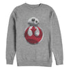 Men's Star Wars The Last Jedi BB-8 Rebel Symbol  Adult Sweatshirt