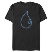 Men's Magic: The Gathering Blue Mana Water Outline  Adult T-Shirt