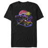 Men's General Motors Purple and Black Hotrod Camaros  Adult T-Shirt