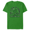 Men's Star Wars: The Mandalorian St. Patrick's Day Grogu The Luck is Strong with this One  Adult T-Shirt