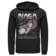 Men's NASA Cape Canaveral FL Blast Off Retro  Adult Pull Over Hoodie