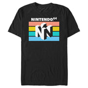 Men's Nintendo N64 3D Logo  Adult T-Shirt