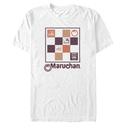 Men's Maruchan Checkered Logo  Adult T-Shirt